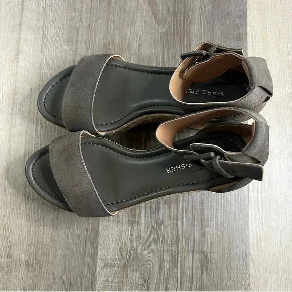 NWOT Marc Fisher Zako Suede Espadrille 6W - Picture 8 of 8